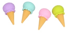 Gumka do ścierania LODY 4szt 4