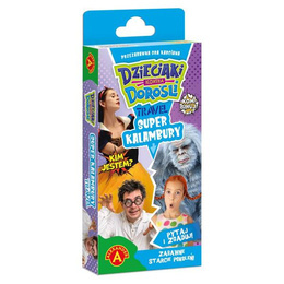 Gra karciana Dzieciaki kontra Dorośli - Super Kalambury travel 3