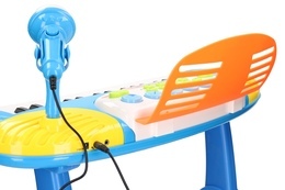 Keyboard z krzesełkiem, pianinko na stojaku 7