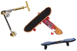 Hulajnoga+ deskorolka mini fingerboard zestaw 3