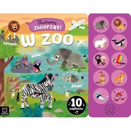 Książka dźwiekowa W ZOO Słuchamy zwierząt 4