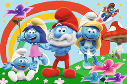 PUZZLE 24 Maxi SMERFY Smerfny dzien 3