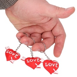 Brelok serce LOVE 12szt WALENTYNKI i nie tylko 3