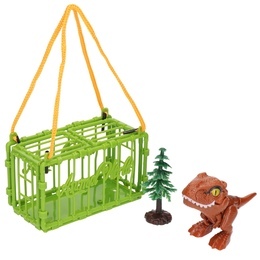 Figurka DINOZAUR w klatce 2