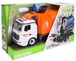 Auto do skręcania ŚMIECIARKA z dźwiękami 10
