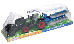 Spychacz traktor z pługiem 4