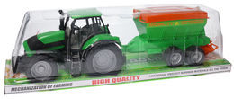 Traktor z przyczepą do nawozów MASZYNA ROLNICZA 2