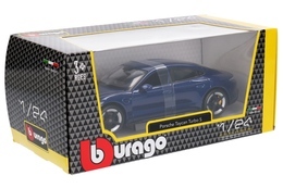 Auto PORSCHE TAYCAN TURBO S model metalowy BURAGO 1:24 8