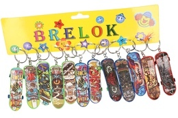 Brelok deskorolka 12szt 15