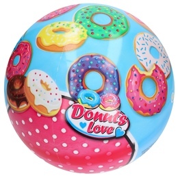 Piłka gumowa SŁODKOŚCI mufinki i donuty 4