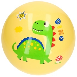 Piłka gumowa DINOZAURY pastelowe kolory 4