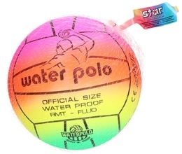 Piłka wodna gumowa plażowa RAINBOW WATERPOLO 3