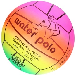 Piłka wodna gumowa plażowa RAINBOW WATERPOLO 2