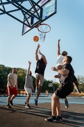 Piłka do koszykówki SPORTS ciemna 7 5