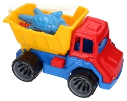 Auto wywrotka do piasku + łopatka grabki foremki 9