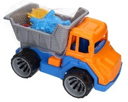 Auto wywrotka do piasku + łopatka grabki foremki 10
