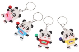 Brelok miś PANDA zestaw 12szt  2