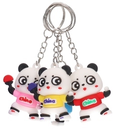 Brelok miś PANDA zestaw 12szt  3