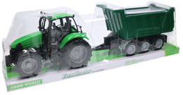 Duży traktor z przyczepą  3