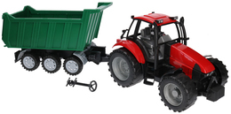 Duży traktor z przyczepą  4