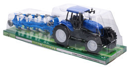 Traktor z pługiem, maszyna rolnicza 4