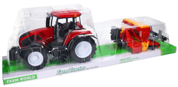 Duży traktor z siewnikiem maszyna rolnicza  2