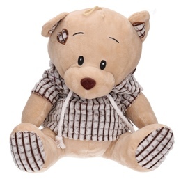 Maskotka MIŚ W BLUZIE 25cm 3