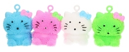 KOTEK KITTY świecący puffer ball gniotek 2