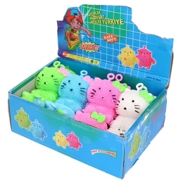 KOTEK KITTY świecący puffer ball gniotek 7