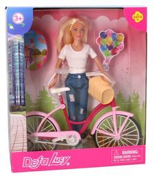 Lalka + rower Defa Lucy SUPER CENA 6
