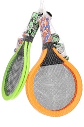 Rakietki zestaw do gry - badminton inaczej, piankowe rączki 4
