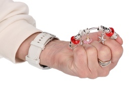 Bransoletka CHARMS koraliki zawieszki 8
