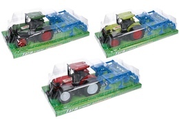 Traktor z broną, maszyna rolnicza 2