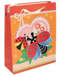 Torebka prezentowa ZWIERZĘTA 32x26x10cm 6