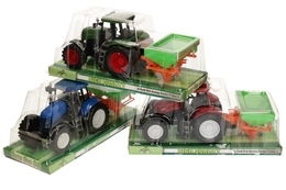 Traktor z przyczepą do nawozów MASZYNA ROLNICZA 2