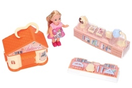 Lalka mini + domek i wyposażenie 2
