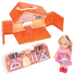 Lalka mini + domek i wyposażenie 3