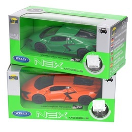 Auto LAMBORGHINI REVUELTO model metalowy WELLY 2