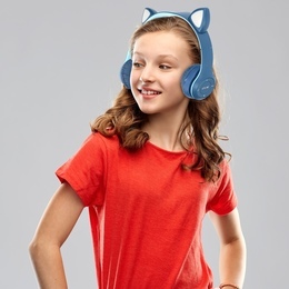 Świecące słuchawki bezprzewodowe KOTEK Bluetooch 4