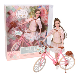 Lalka EMILY na rowerze 2