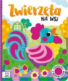 Sensoryczna książka ZWIERZĘTA NA WSI - książeczka z filcem 3