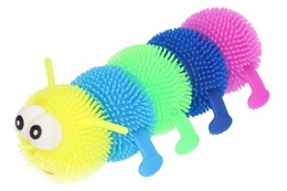 Dżdżownica świecąca puffer ball gniotek antystresowy - gąsienica 5