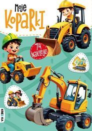 Kolorowanka MOJE KOPARKI 74 naklejki 4