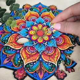 Drewniane puzzle 100 Peace and harmony – Mandala radości - Milliwood 8