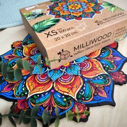 Drewniane puzzle 100 Peace and harmony – Mandala radości - Milliwood 9