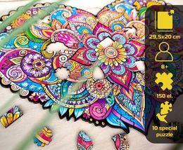 Drewniane puzzle 150 MANDALA MIŁOŚCI - Milliwood 7