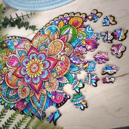 Drewniane puzzle 150 MANDALA MIŁOŚCI - Milliwood 13