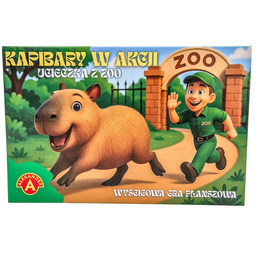 GRA planszowa KAPIBARY W AKCJI - Ucieczka w zoo 11