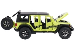 Terenowe auto JEEP metal, otwierane drzwi display 1:32 7