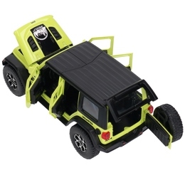 Terenowe auto JEEP metal, otwierane drzwi display 1:32 3
